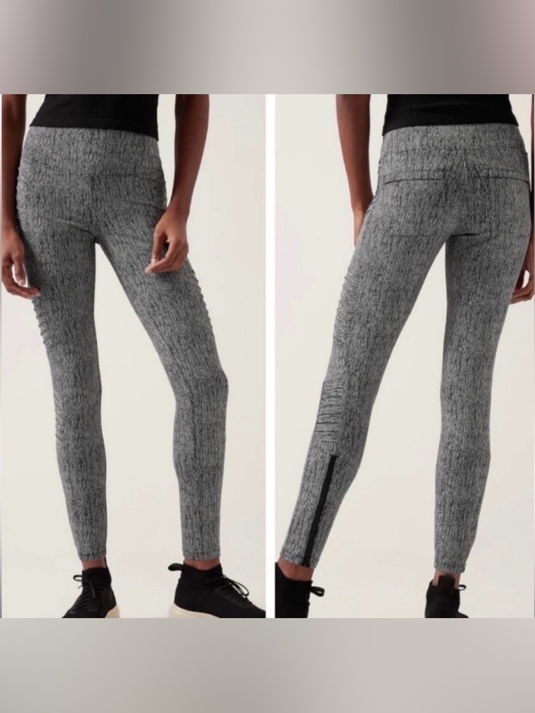 Athleta Delaney Moto Leggings Xs